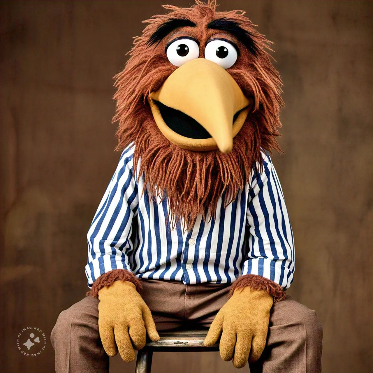 muppet with long hooked beak